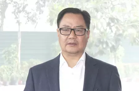 केंद्रीय मंत्री किरेन रिजिजू बोले- पीएम मोदी के खिलाफ आपत्तिजनक नारों के लिए माफी मांगे कांग्रेस केंद्रीय मंत्री किरेन रिजिजू बोले- पीएम मोदी के खिलाफ आपत्तिजनक नारों के लिए माफी मांगे कांग्रेस