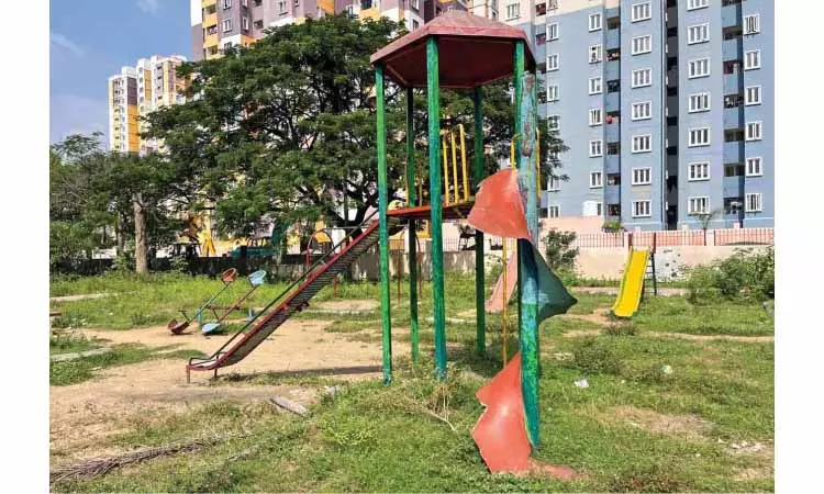 Chennai: टॉड हंटर नगर के सेंट्रल पार्क की खराब हालत से लोग परेशान Chennai: टॉड हंटर नगर के सेंट्रल पार्क की खराब हालत से लोग परेशान