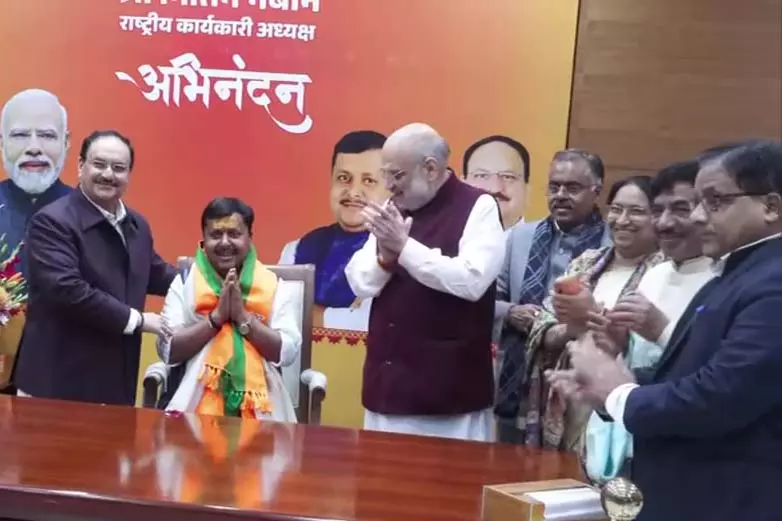 भाजपा के नवनियुक्त राष्ट्रीय कार्यकारी अध्यक्ष नितिन नबीन ने पदभार संभाला भाजपा के नवनियुक्त राष्ट्रीय कार्यकारी अध्यक्ष नितिन नबीन ने पदभार संभाला