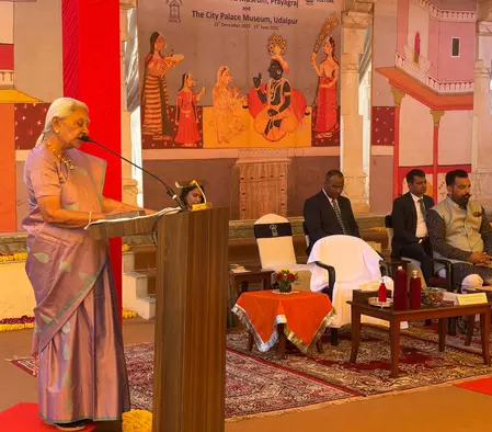 मेवाड़ शैली भारतीय संस्कृति की जीवित स्मृति: राज्यपाल आनंदीबेन पटेल मेवाड़ शैली भारतीय संस्कृति की जीवित स्मृति: राज्यपाल आनंदीबेन पटेल
