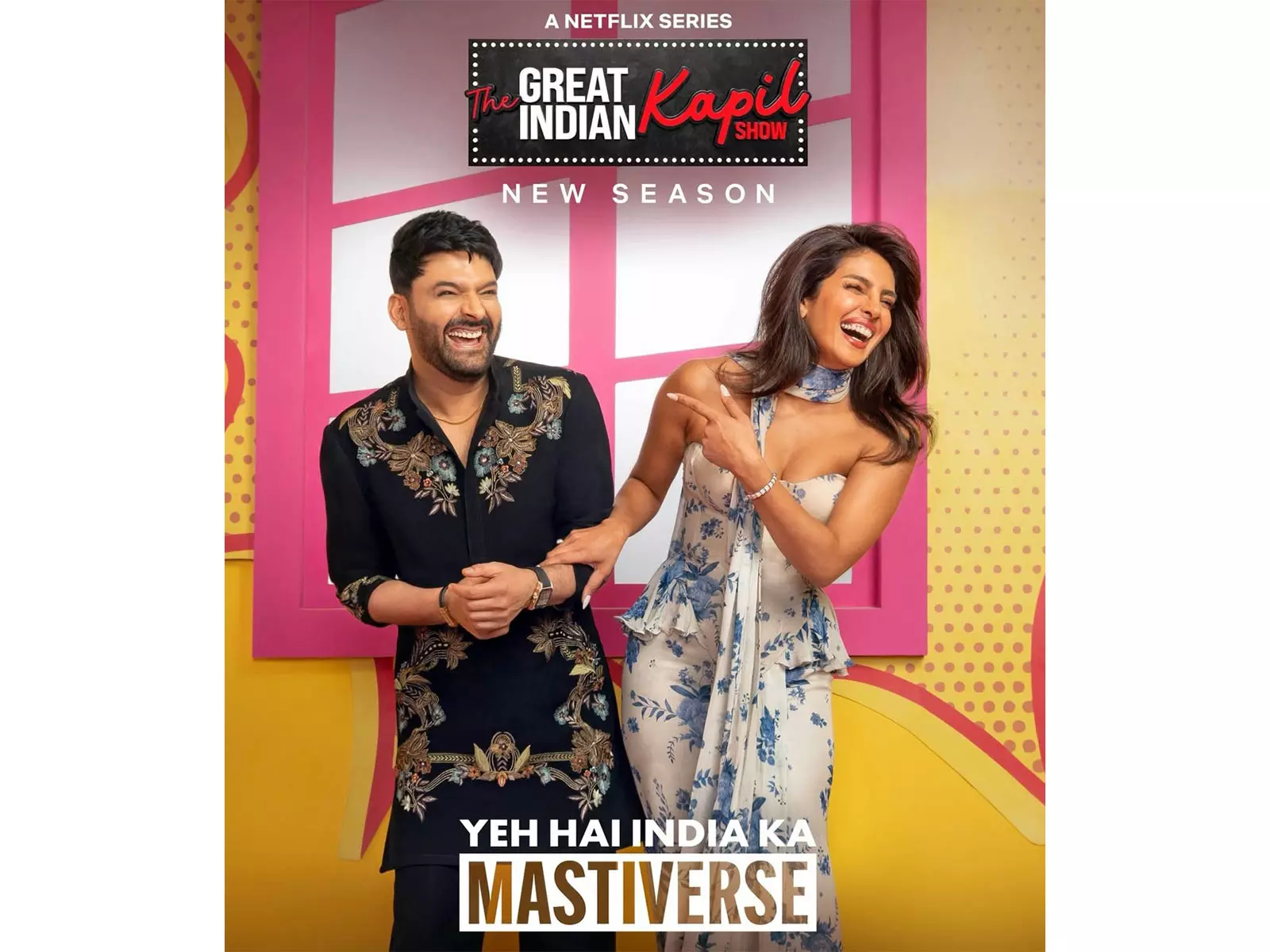 द ग्रेट इंडियन कपिल शो के चौथे सीज़न की पहली अतिथि के रूप में आएंगी Priyanka Chopra द ग्रेट इंडियन कपिल शो के चौथे सीज़न की पहली अतिथि के रूप में आएंगी Priyanka Chopra