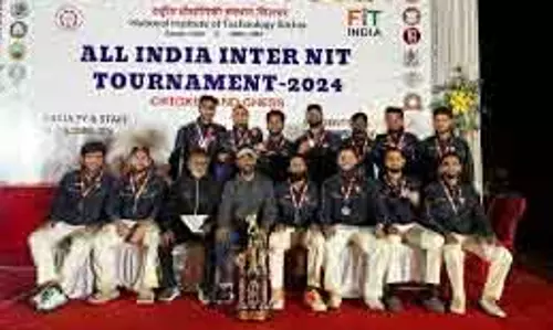 NIT Srinagar ने ऑल इंडिया इंटर-एनआईटी फैकल्टी और स्टाफ क्रिकेट टूर्नामेंट 2025 जीत लिया। NIT Srinagar ने ऑल इंडिया इंटर-एनआईटी फैकल्टी और स्टाफ क्रिकेट टूर्नामेंट 2025 जीत लिया।