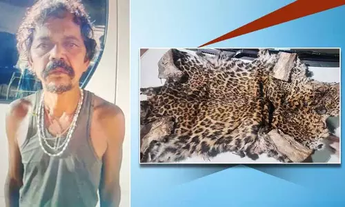 Bhubaneswar: बौध में तेंदुए की खाल जब्त, शिकारी गिरफ्तार Bhubaneswar: बौध में तेंदुए की खाल जब्त, शिकारी गिरफ्तार