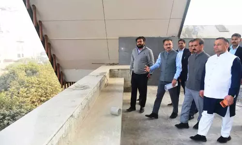 CM Sukhvinder Sukhu ने हिमाचल निकेतन के निर्माण कार्य का जायजा लिया