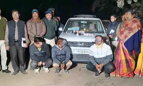 Tripura पुलिस ने धलाई में ₹1.5 करोड़ की ड्रग्स ज़ब्त की, छह लोग गिरफ्तार Tripura पुलिस ने धलाई में ₹1.5 करोड़ की ड्रग्स ज़ब्त की, छह लोग गिरफ्तार