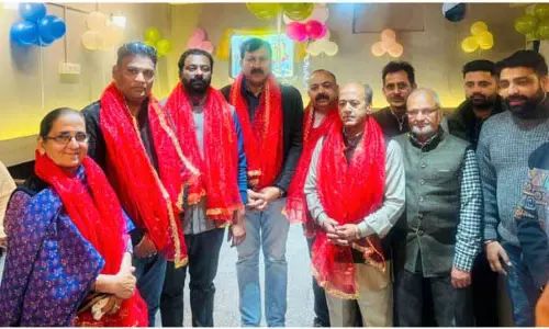 MLA Arvind Gupta ने तालाब तिल्लो में शिव वैष्णो ढाबा के नए आउटलेट का उद्घाटन किया