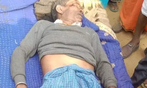 बुजुर्ग को घर के सामने मार डाला, बलरामपुर में जघन्य हत्या बुजुर्ग को घर के सामने मार डाला, बलरामपुर में जघन्य हत्या