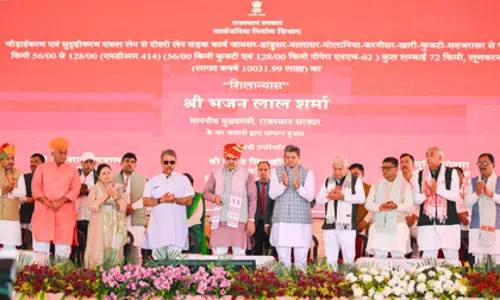 Rajasthan के मुख्यमंत्री ने बीकानेर में विकास परियोजनाओं का उद्घाटन किया