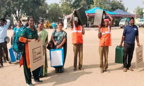 Huzurnagar डिवीजन में वोटिंग के लिए सभी इंतज़ाम तैयार