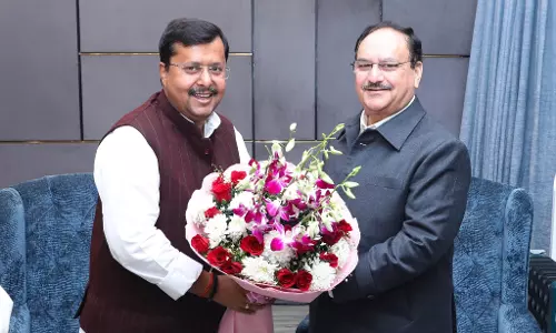 भाजपा अध्यक्ष नितिन नबीन का नई दिल्ली में स्वागत, दी शुभकामनाएँ भाजपा अध्यक्ष नितिन नबीन का नई दिल्ली में स्वागत, दी शुभकामनाएँ