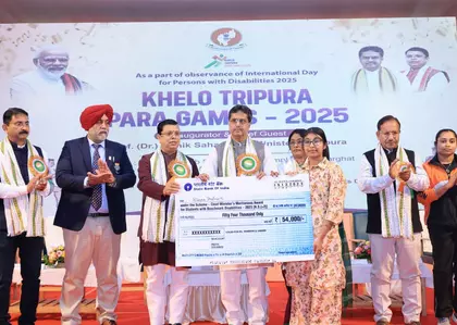 दिव्यांग एथलीट समाज को प्रेरित करते हैं: त्रिपुरा CM दिव्यांग एथलीट समाज को प्रेरित करते हैं: त्रिपुरा CM
