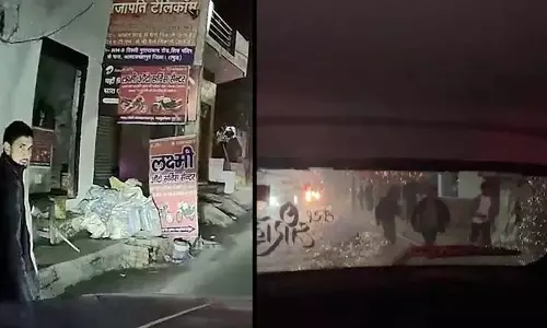 स्कॉर्पियो सवार गुंडों ने कार सवार दंपति पर किया हमला, हाईवे में वारदात स्कॉर्पियो सवार गुंडों ने कार सवार दंपति पर किया हमला, हाईवे में वारदात