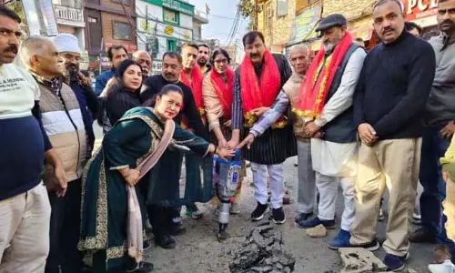 Arvind Gupta ने जम्मू पश्चिम में सड़क अपग्रेडेशन के कामों की शुरुआत की
