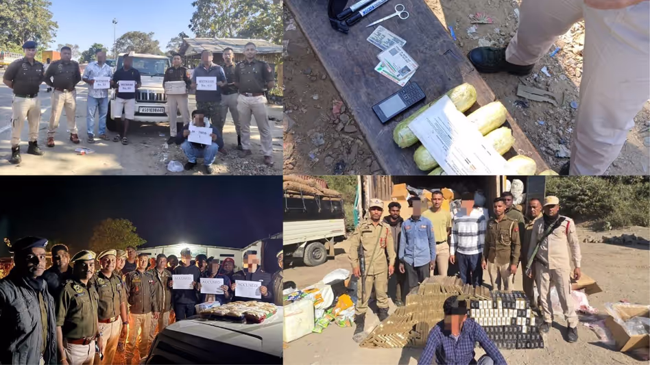 Assam पुलिस ने 2.95 करोड़ रुपये की ड्रग्स ज़ब्त की, दो ऑपरेशन में पांच लोग गिरफ्तार