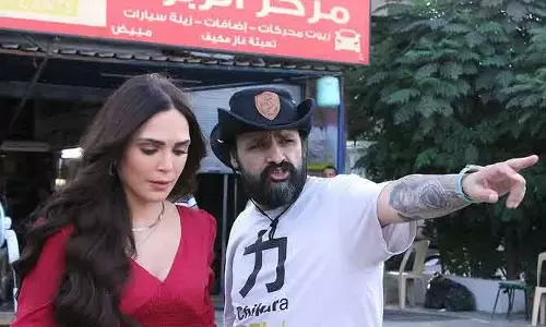 असद के पतन पर Damascus के पूर्व एयर बेस में टीवी सीरीज़ की शूटिंग