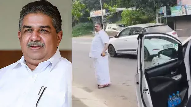 मंत्री साजी चेरियन की सरकारी गाड़ी का एक्सीडेंट हुआ; मंत्री को साजिश का शक