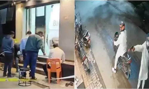 Thane: चुनाव से पहले अंबरनाथ में पवन वालेकर के ऑफिस में गोलीबारी Thane: चुनाव से पहले अंबरनाथ में पवन वालेकर के ऑफिस में गोलीबारी