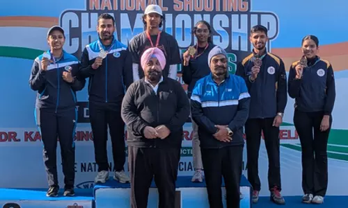 नेशनल शूटिंग चैंपियनशिप: अनंतजीत और दर्शना ने मिक्स्ड टीम स्कीट में साधा गोल्ड पर निशाना