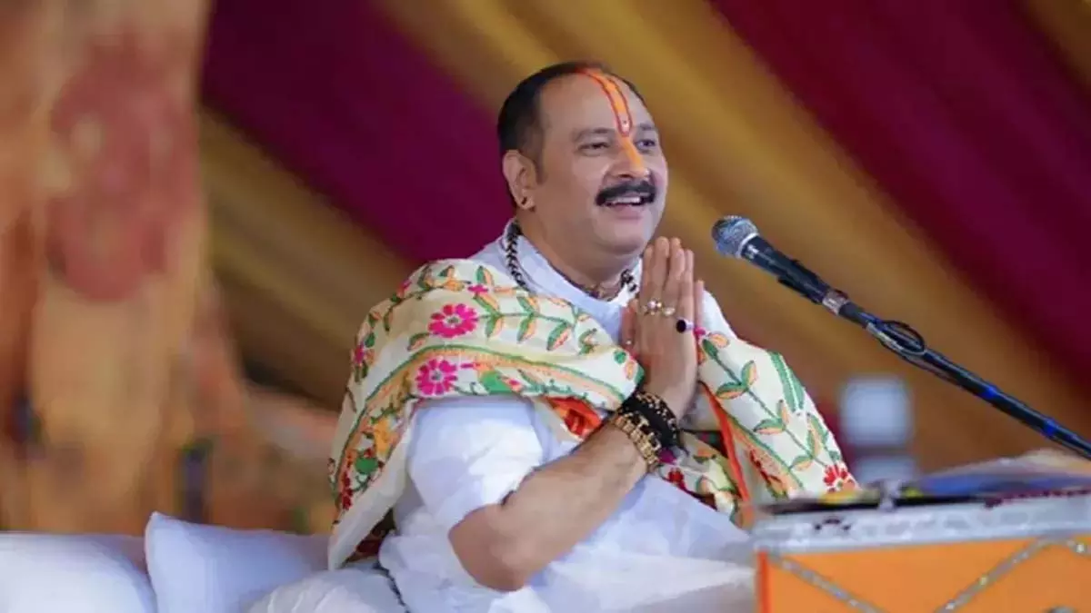 दुर्ग नगपुरा में पंडित प्रदीप मिश्रा की कथा शुरू दुर्ग नगपुरा में पंडित प्रदीप मिश्रा की कथा शुरू