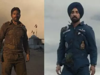 Varun Dhawan ने अपने बॉर्डर 2 के सह-कलाकार दिलजीत दोसांझ को बधाई दी Varun Dhawan ने अपने बॉर्डर 2 के सह-कलाकार दिलजीत दोसांझ को बधाई दी