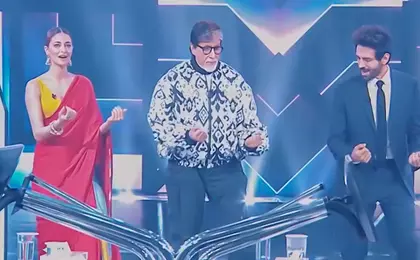 कार्तिक आर्यन का KBC में मज़ेदार सवाल अमिताभ से कार्तिक आर्यन का KBC में मज़ेदार सवाल अमिताभ से
