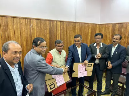 कृषि उत्पादकता बढ़ाने के लिए त्रिपुरा सरकार ने राष्ट्रीय मृदा सर्वेक्षण ब्यूरो से किए एमओयू पर हस्ताक्षर कृषि उत्पादकता बढ़ाने के लिए त्रिपुरा सरकार ने राष्ट्रीय मृदा सर्वेक्षण ब्यूरो से किए एमओयू पर हस्ताक्षर
