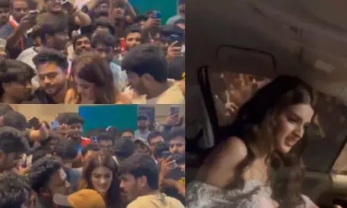 एक्ट्रेस भीड़ में बुरी तरह फंसीं, अफरा-तफरी का माहौल देखने को मिला