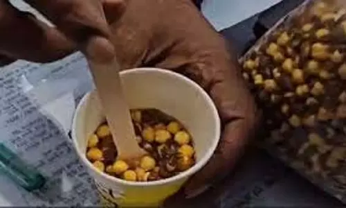 Gorakhpur : मिलावटी भुने चने का बड़ा खुलासा, खाद्य विभाग ने की कार्रवाई