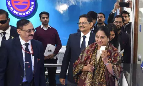 सीएम रेखा ने मेट्रो म्यूजियम का उद्घाटन किया।