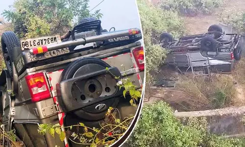 Mayurbhanj में बोलेरो 40 फीट नीचे पुल से गिरी, पांच में से 3 गंभीर रूप से घायल
