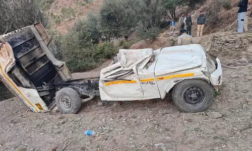 Himachal: पिक-अप गाड़ी खाई में गिरने से 1 व्यक्ति की मौत हो गई