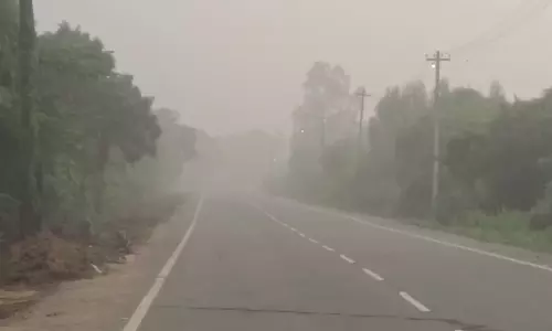 Chengalpattu में कोहरे से दृश्यता हुई शून्य