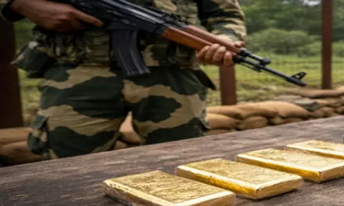 सीमा पर BSF का बड़ा खुलासा: 2 तस्कर और 67 लाख का सोना पकड़ा गया