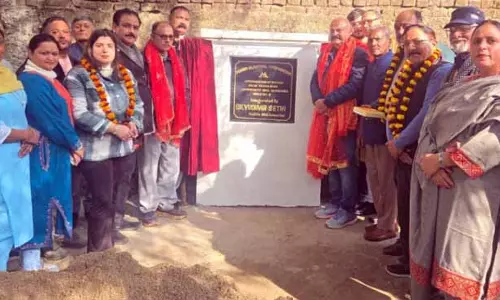 युद्धवीर ने Nabha Das सामुदायिक हॉल में नल उन्नयन कार्य का उद्घाटन किया