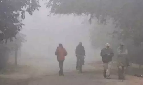 IMD-हैदराबाद ने शीतलहर की चेतावनी जारी की, तापमान सामान्य से 4 डिग्री सेल्सियस नीचे जाएगा IMD-हैदराबाद ने शीतलहर की चेतावनी जारी की, तापमान सामान्य से 4 डिग्री सेल्सियस नीचे जाएगा