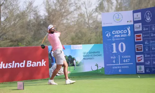 CIDCO ओपन: रोहन पाटिल ने 64 का स्कोर बनाकर कोर्स रिकॉर्ड बनाया CIDCO ओपन: रोहन पाटिल ने 64 का स्कोर बनाकर कोर्स रिकॉर्ड बनाया
