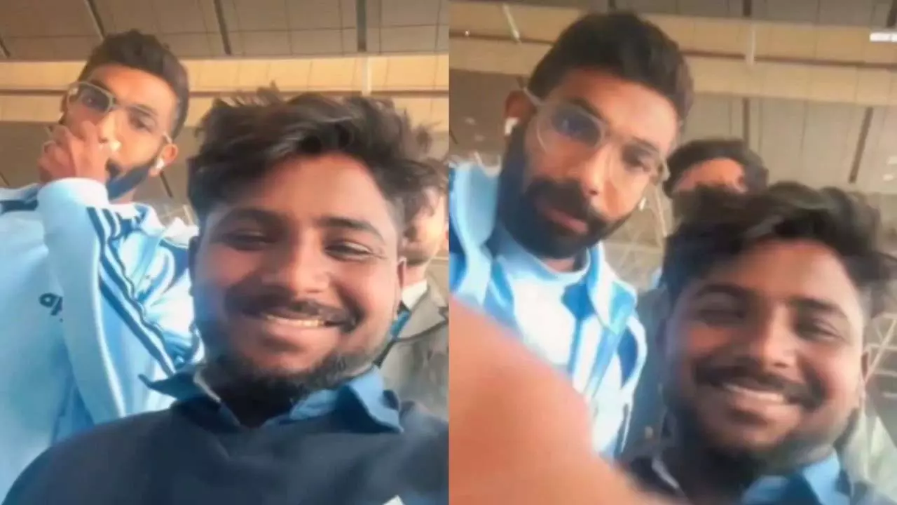 क्या Jasprit Bumrah ने बिना इजाज़त के फ़िल्म बनाने पर फ़ैन का फ़ोन छीन लिया? क्या Jasprit Bumrah ने बिना इजाज़त के फ़िल्म बनाने पर फ़ैन का फ़ोन छीन लिया?