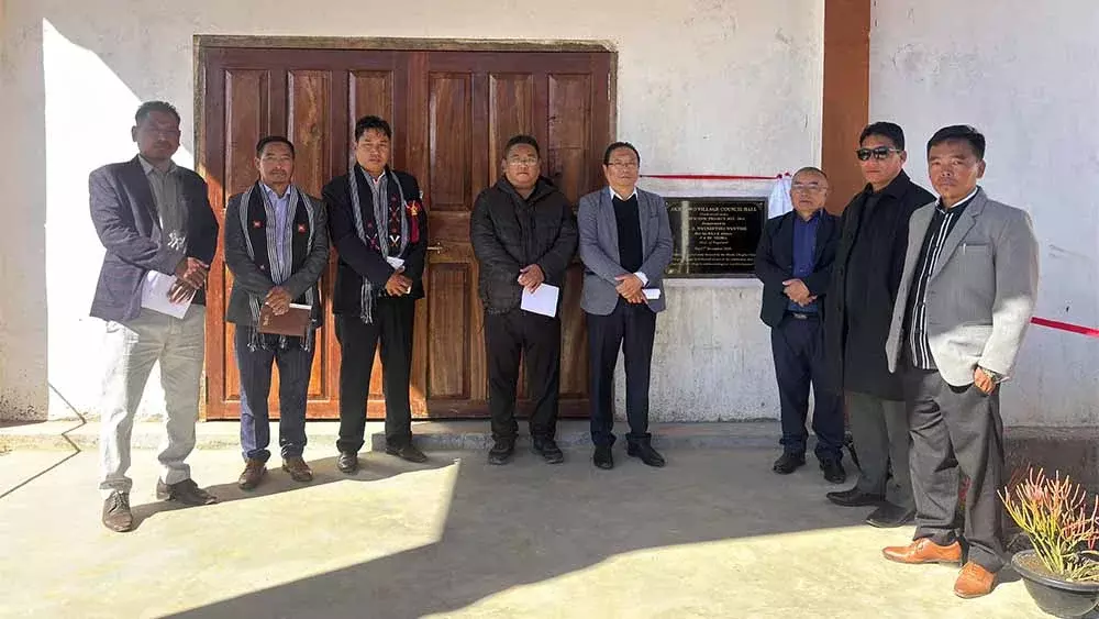 Nagaland : न्युथे ने अखेग्वो वीसी हॉल का उद्घाटन किया। Nagaland : न्युथे ने अखेग्वो वीसी हॉल का उद्घाटन किया।