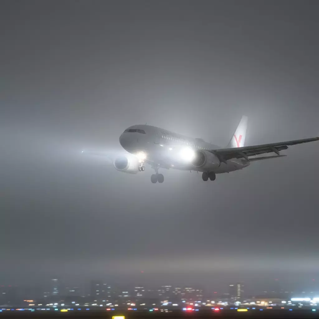 घने कोहरे के चलते Flight 30 मिनट तक आसमान में लगाती रही चक्कर घने कोहरे के चलते Flight 30 मिनट तक आसमान में लगाती रही चक्कर