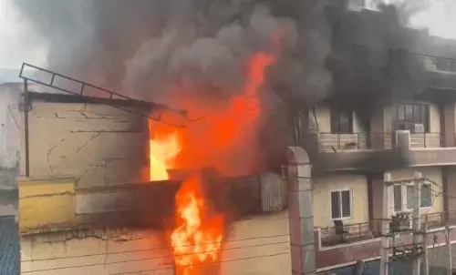 Bahadurgarh: जूता फैक्ट्री में लगी भीषण आग, लाखों रुपए का माल राख Bahadurgarh: जूता फैक्ट्री में लगी भीषण आग, लाखों रुपए का माल राख