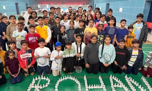 Ludhiana के शास्त्री बैडमिंटन हॉल में अंतरराष्ट्रीय सितारों को सम्मानित किया गया