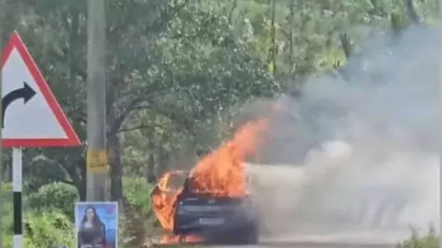 kerala: पलक्कड़ में कार में आग लगी, एक व्यक्ति की मौत; आत्महत्या का संदेह