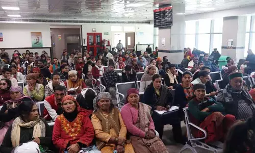 AIMSS-चामियाना अपनी जगह बना रहा, रोज़ाना OPD में आने वाले मरीज़ों की संख्या 1,000 तक पहुँच गई है