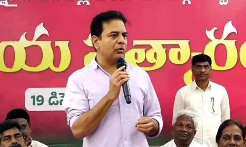 KTR ने सिरसिला निर्वाचन क्षेत्र में नवनिर्वाचित सरपंचों से मुलाकात की