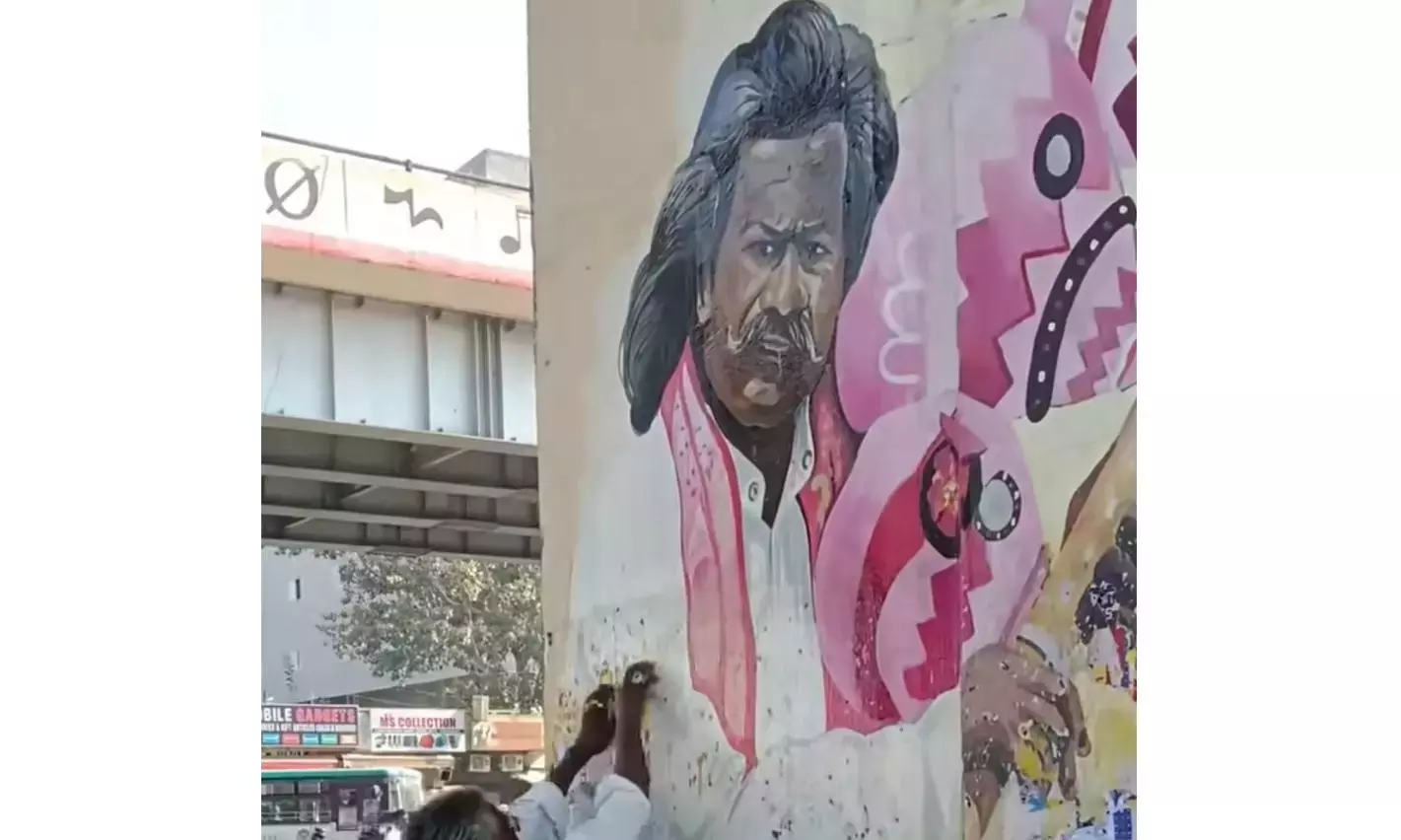 GHMC ने मोगुलैया की पेंटिंग को बहाल किया। GHMC ने मोगुलैया की पेंटिंग को बहाल किया।
