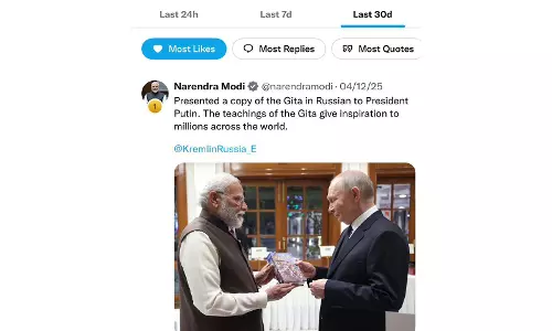 भारत के 10 लोकप्रिय ट्वीट्स में PM मोदी के 8 शामिल भारत के 10 लोकप्रिय ट्वीट्स में PM मोदी के 8 शामिल