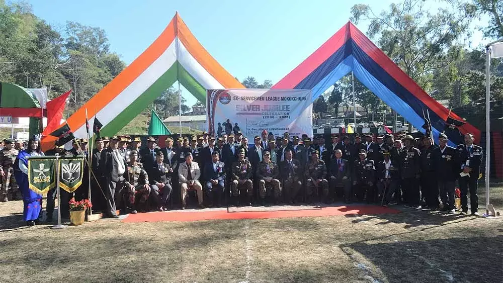 Nagaland : पूर्व सैनिक लीग एमकेजी ने सिल्वर जुबली मनाई Nagaland : पूर्व सैनिक लीग एमकेजी ने सिल्वर जुबली मनाई