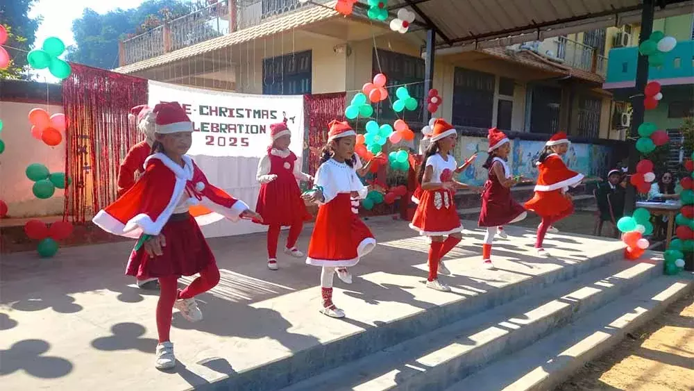 Nagaland : एसवीएस ने प्री-क्रिसमस मनाया।