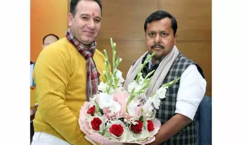विपक्ष के नेता Nitin Naveen ने नितिन नवीन से मुलाकात की, और उन्हें उनकी नियुक्ति पर बधाई दी