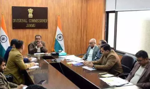 डिव कमिश्नर ने NH प्रोजेक्ट्स पर प्रगति की समीक्षा की